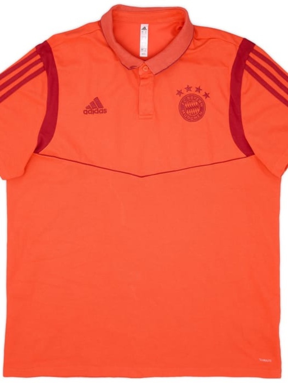 RARE Adidas FC Bayern München Original Training Polo Orange Tonal 4 Stars NWT M